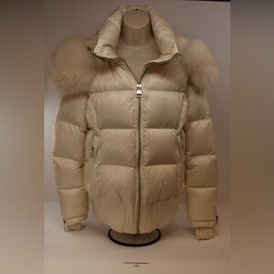 Luxury Series by Nicole Benisti white down puffer jacket